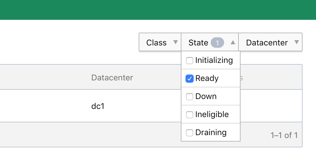 Clients filters
