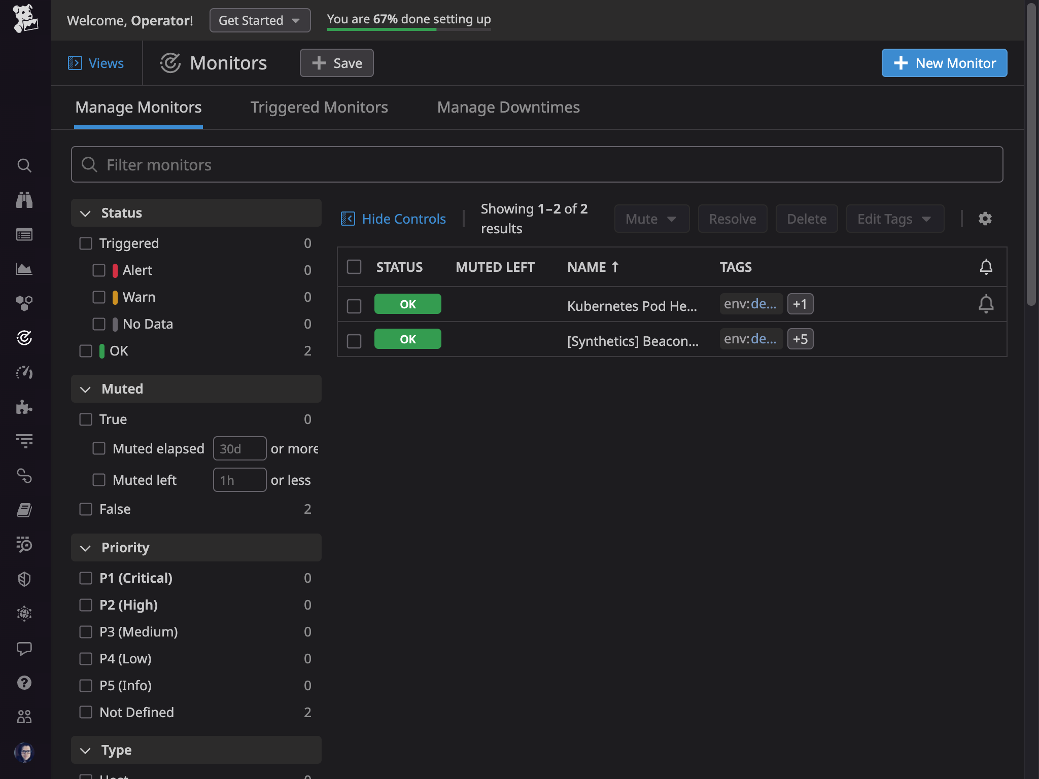 datadog automute