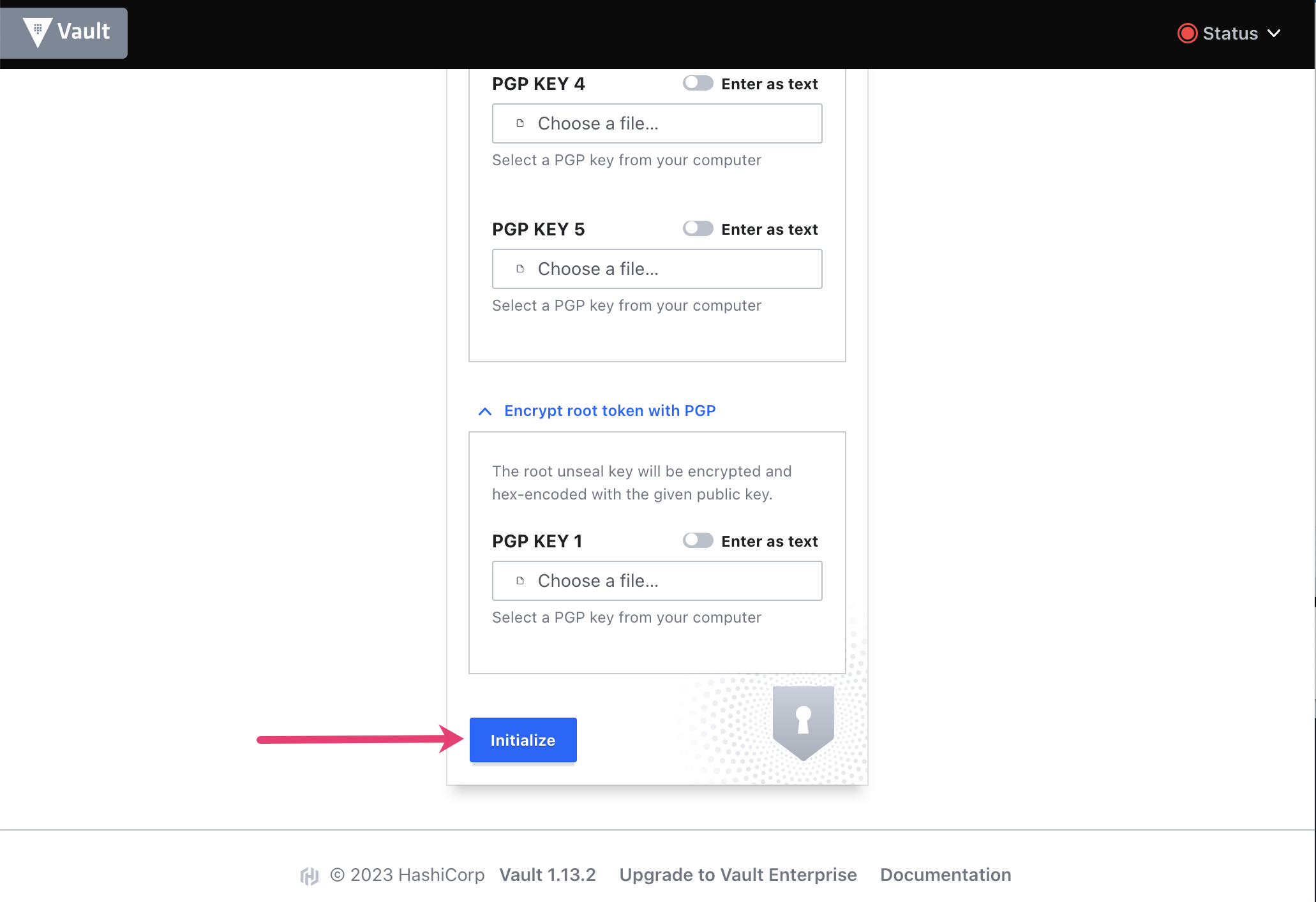 PGP encrypted key shares Vault HashiCorp Developer