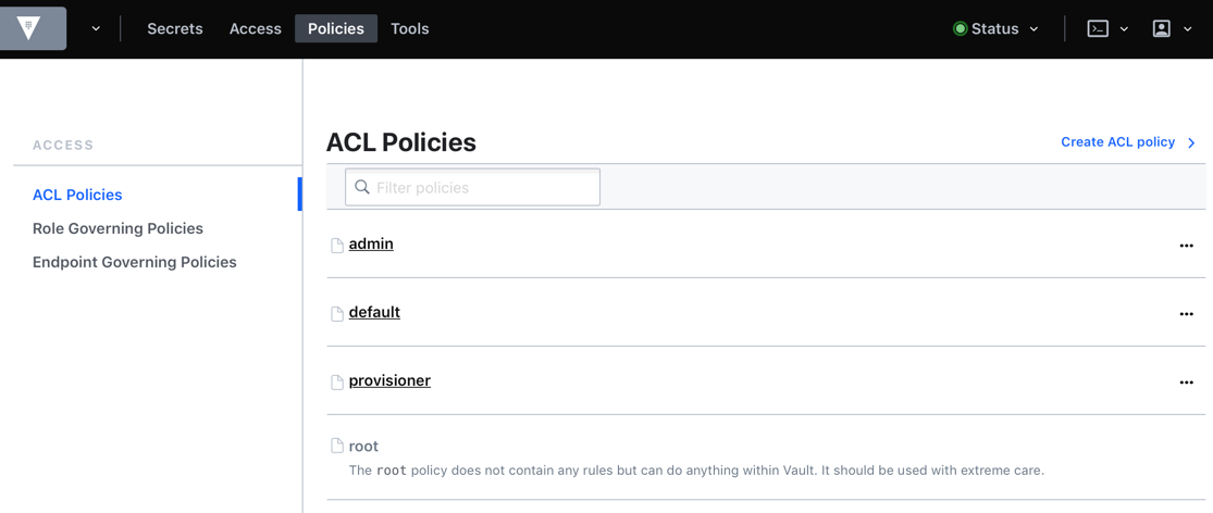 Policies