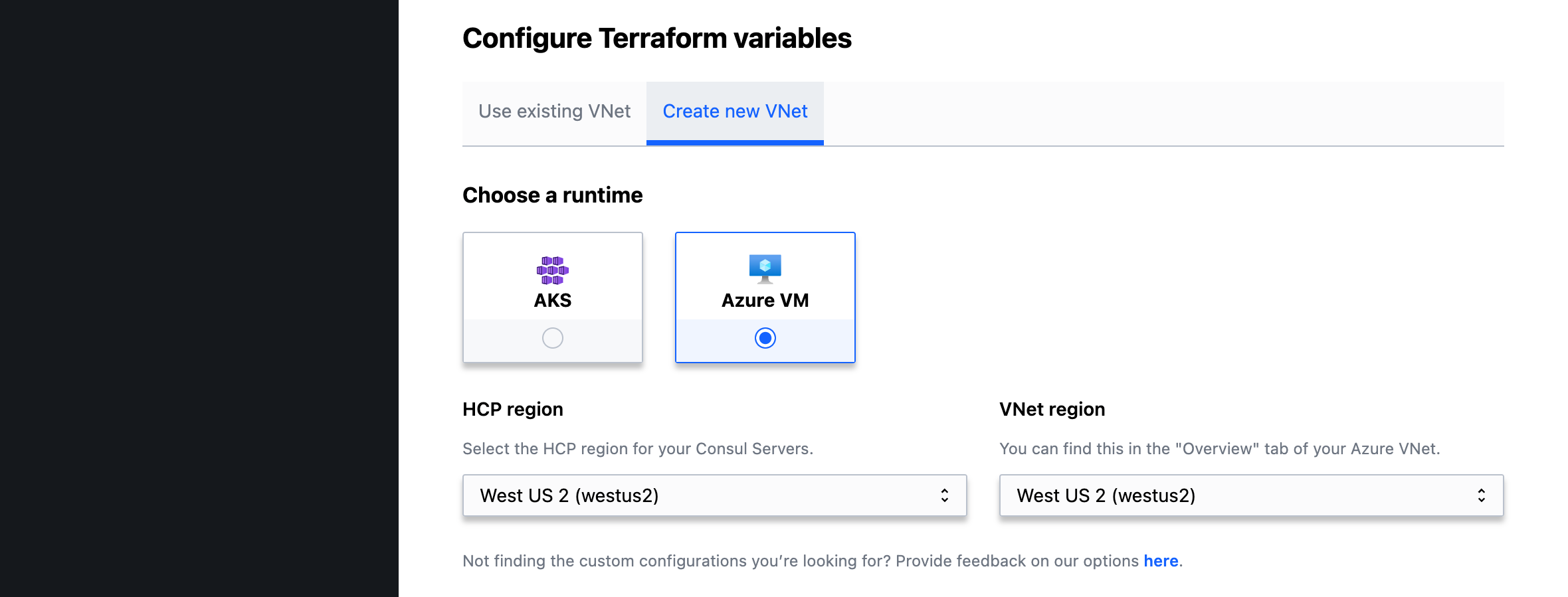 HCP UI Consul - Deploy with Terraform - VM with new
VNet