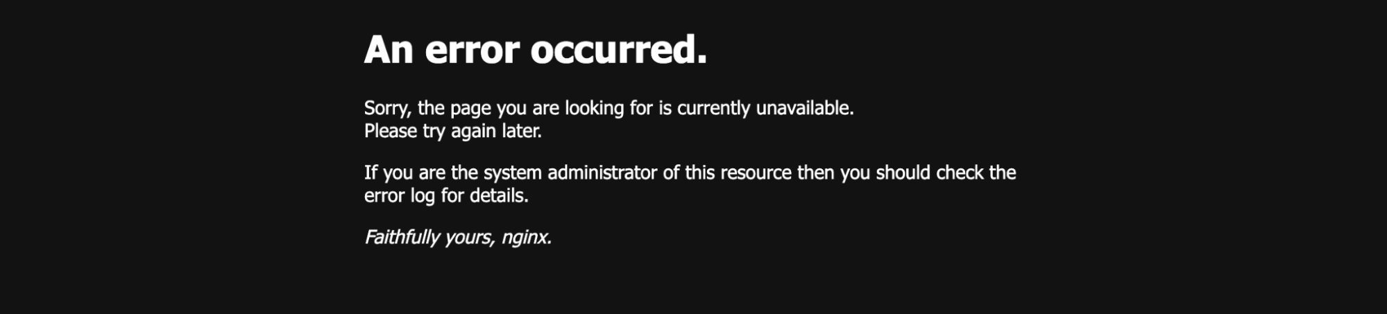 HashiCups Connection Error HashiCups Connection Error