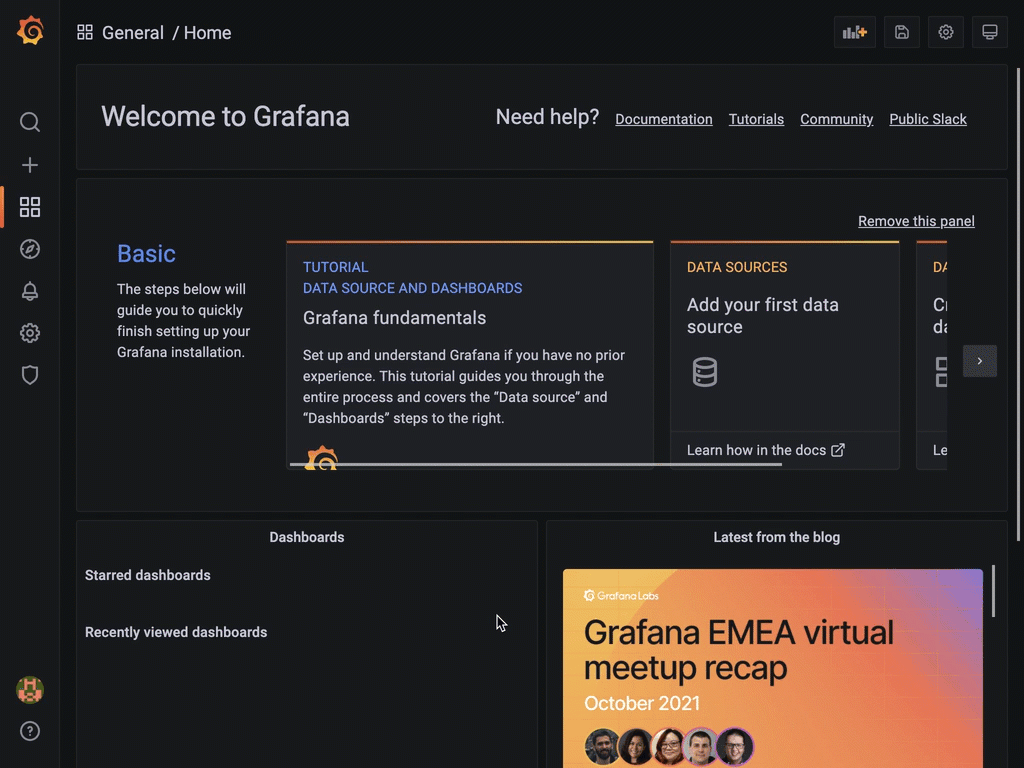 Adding the Loki data source in Grafana