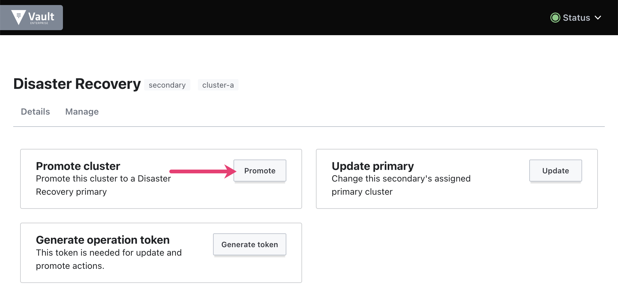 Disaster Recovery Replication Failover and Failback Vault HashiCorp
