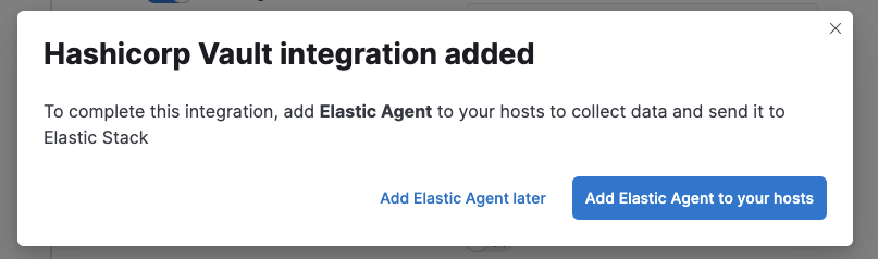 Add Elastic Agent